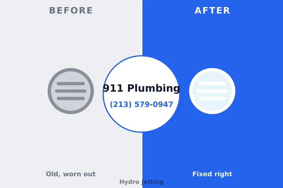 Before and after: plumbing company Iona, ID